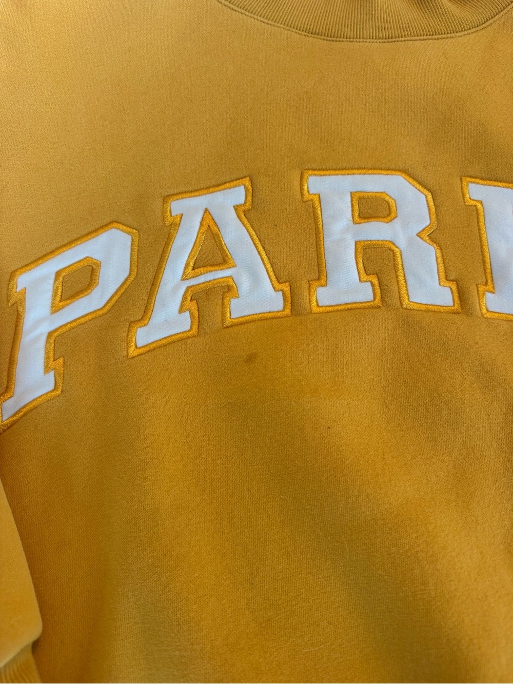 Yellow PARKE Mockneck Sweatshirt - Picture 3 of 3